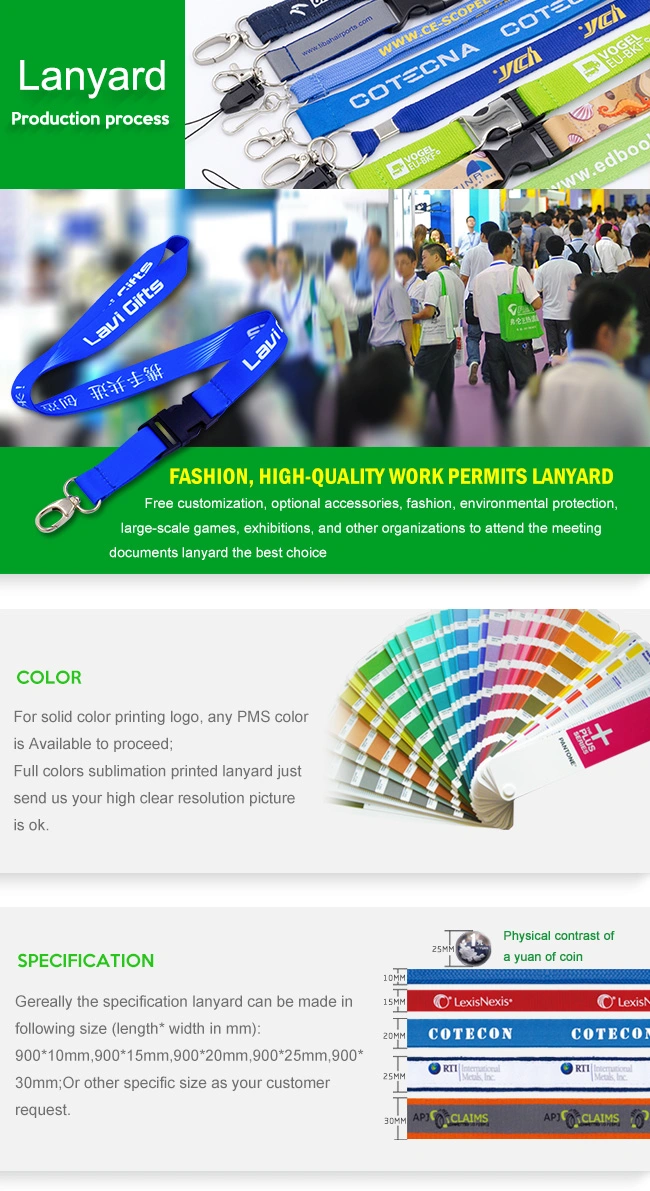 Wholesale Custom Made Promotional Sublimation Printing Logo Polyester Belt with Metal Lock