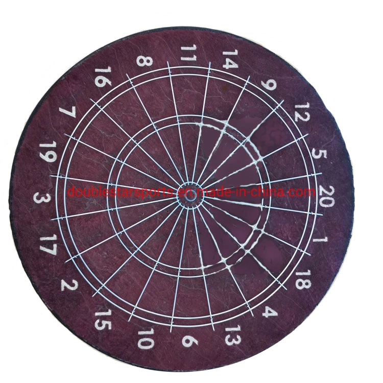 Sisal Dart Board with All-New Thinner Wiring for Higher Scoring