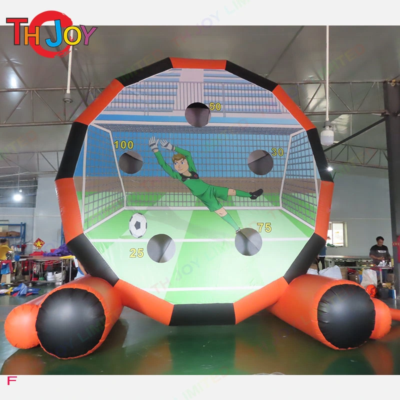 5m Tall Giant Outdoor Double Sides Inflatable Soccer Foot Darts Game / Inflatable Sports Game